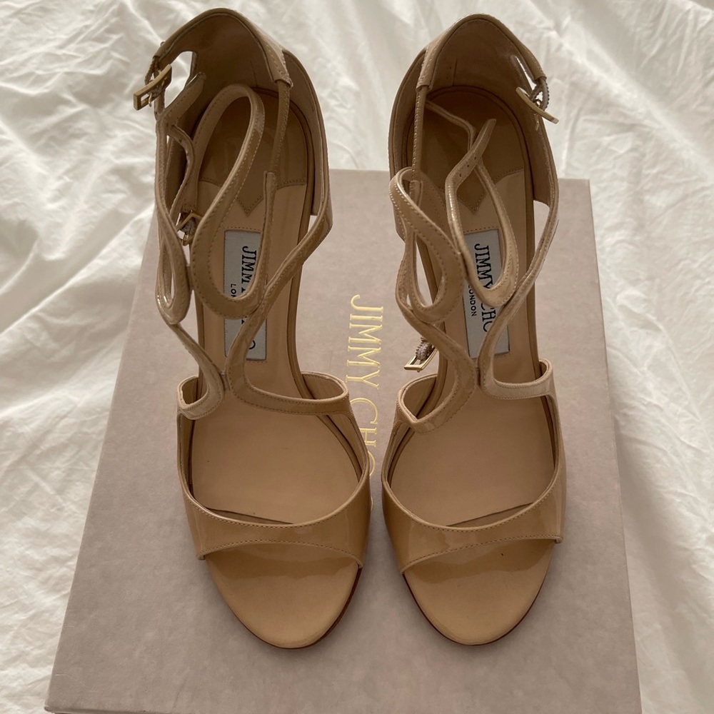 Size 38.5 jimmy choo lang sandal